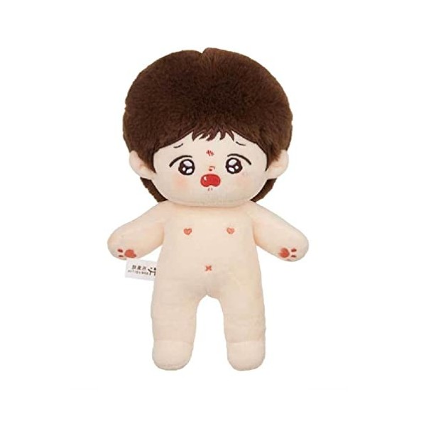 RéAliste-Reborns PoupéE en Peluche pour Enfants 8 PoupéE Nue avec des Cheveux Doux en Peluche Apaiser PoupéE Enfants Chambr