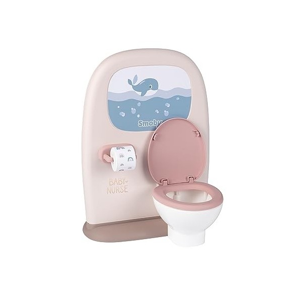 Smoby - Baby Nurse - Toilettes - pour Poupons et Poupées - Apprentissage de lHygiène - Lavabo et Brosse à Dents - 220380