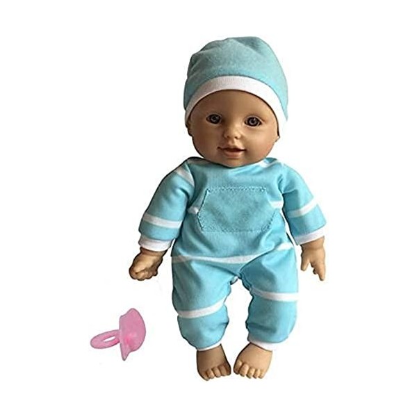 The New York Doll Collection Corps Doux Bebe Poupée dans Une boîte Cadeau - Afro-Américain Poupon Bebe 11 Pouces / 28 cm - Fa