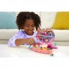 Polly Pocket Coffret Shani Sac Chat Câlin sur le thème vétérinaire avec 2 mini-figurines et 18 accessoires, Jouet Enfant, Dès