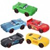 simyron McQueen Mini-véhicules 5 pièces Voitures atures, Mini Voitures à Tirer, incluant Flash McQueen,Jouet pour Enfant, 3 A