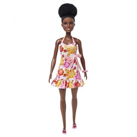 Barbie Série Aime l’Océan avec Cheveux Bruns naturels, poupée en Plastique recyclé, vêtements d’été et Accessoires, Jouet Enf