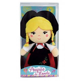 Jemini 023613 Poupee du Monde ALSACIENNE Peluche +/- 20CM