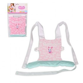 Nenuco Porte-bébé Jouet, NFN37000, Multicolore, Taille Unique