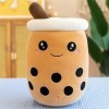 HICAS Peluche Bubble Tea, Kawaii Bubble Tea Peluche Oreiller de Dessin Animé Poupées en Peluche Drôle à Thé au Lait pour Enfa