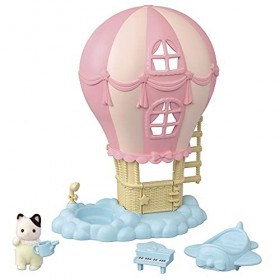 Sylvanian Families - La Fête Foraine -La montgolfière des bébés - 5527 - Figurines Prêt à Jouer - Mini Poupées