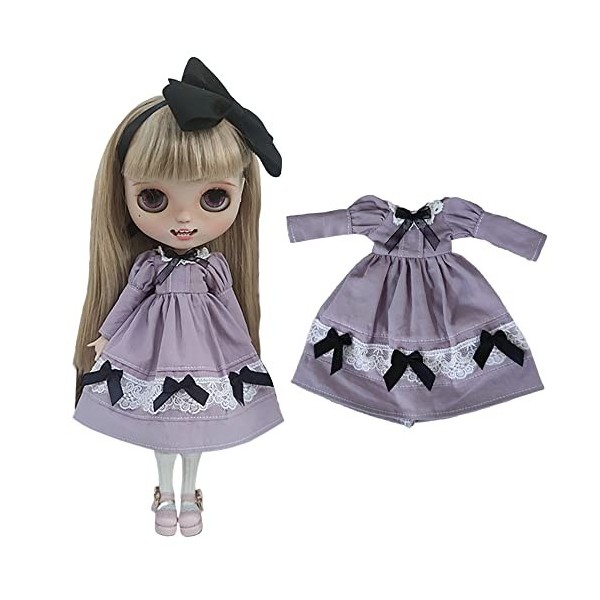 XiDonDon Poupée Vêtements Robe Costume pour Blyth, Ob24, Licca, Azone BJD Poupée Vêtements Jouets Accessoires Cadeaux Set1 