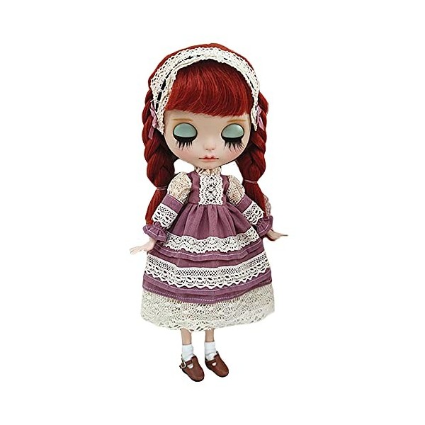 XiDonDon Poupée Vêtements Robe Costume pour Blyth, Ob24, Licca, Azone BJD Poupée Vêtements Jouets Accessoires Cadeaux Set1 