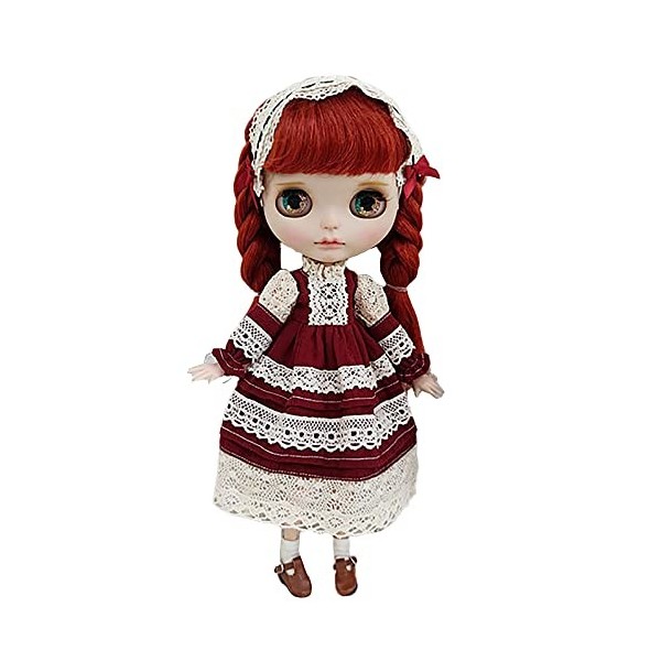 XiDonDon Poupée Vêtements Robe Costume pour Blyth, Ob24, Licca, Azone BJD Poupée Vêtements Jouets Accessoires Cadeaux Set1 