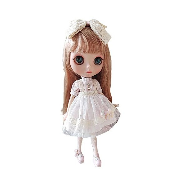 XiDonDon Poupée Vêtements Robe Costume pour Blyth, Ob24, Licca, Azone BJD Poupée Vêtements Jouets Accessoires Cadeaux Set1 