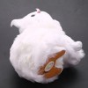 Shuimitao Peluche réaliste douce en peluche blanche chat persan jouet chat poupée décoration de table enfants filles