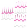 ibasenice 24 Pièces Support De Poupée Présentoir De Table Poupées pour Filles Présentoir De Bureau Support De Modèle De Poupé