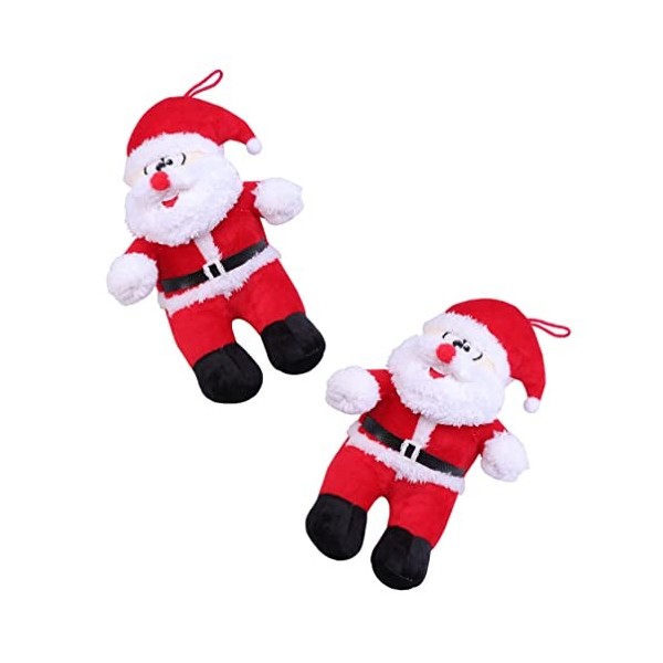 Toddmomy Peluche Santa Christmas Noël Poupée Poupée Poupée De Noël Poubelle Débutant Pending Décor Noël de Noël Stuffers Remp