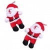 Toddmomy Peluche Santa Christmas Noël Poupée Poupée Poupée De Noël Poubelle Débutant Pending Décor Noël de Noël Stuffers Remp