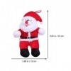 Toddmomy Peluche Santa Christmas Noël Poupée Poupée Poupée De Noël Poubelle Débutant Pending Décor Noël de Noël Stuffers Remp