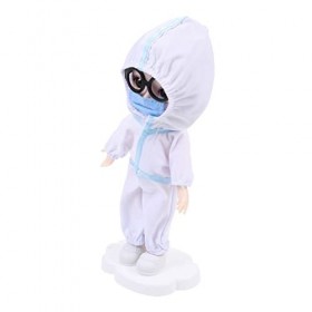 HONMEET Infirmière Jouet De Prévention des Épidémies Poupée Infirmière pour Enfants Poupée Médecin Tout-Petit Poupée Antiépid