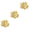 SEWACC 400 Pcs Boutons De Bricolage Vêtements Punk Poupées pour Maison De Poupée Poupées Miniatures Goujons en Forme DÉtoile