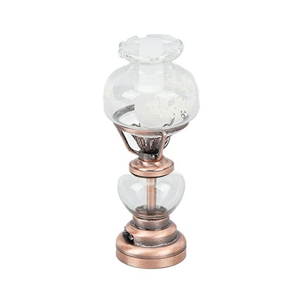 VGEBY Lampe Chandelier pour Maison de Poupée, Chandelier Décoratif Miniature Vintage à Léchelle 1/12, Décoration de Maison d