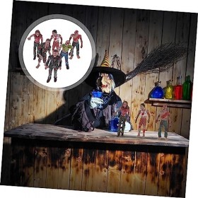 ibasenice 6 Pcs Enfants Mini Jouets Figurines pour Enfants Garçons Jouet Halloween Zombie Figures Poupées Zombie Figurines po