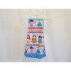 Tablier fille à froufrou en tissu poupée du monde 3-6/8 ans