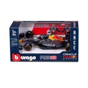Bburago - 1/43 Racing - 2022 REDBULL Honda RB18 - Verstappen - Nouveauté FA 2022 - Voiture Miniature pour Enfant - Reproduct