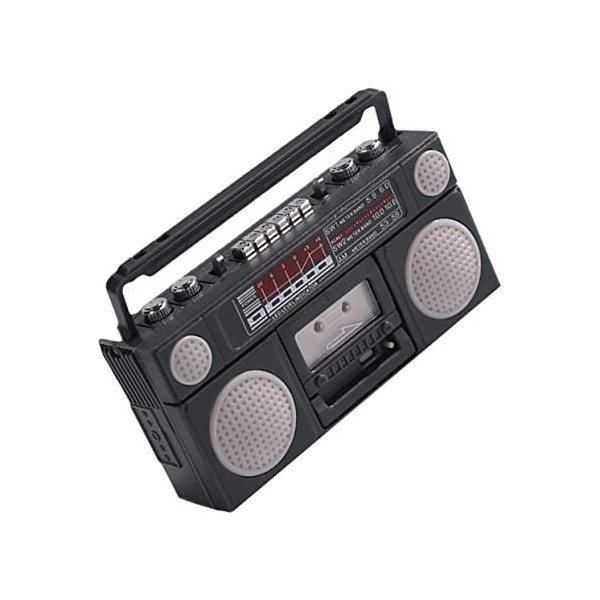 ibasenice Modèle De Radio Classique Décor Vintage Rétro Radio Décor De Table Mini Maison Fournir Modèle De Bureau Disposition