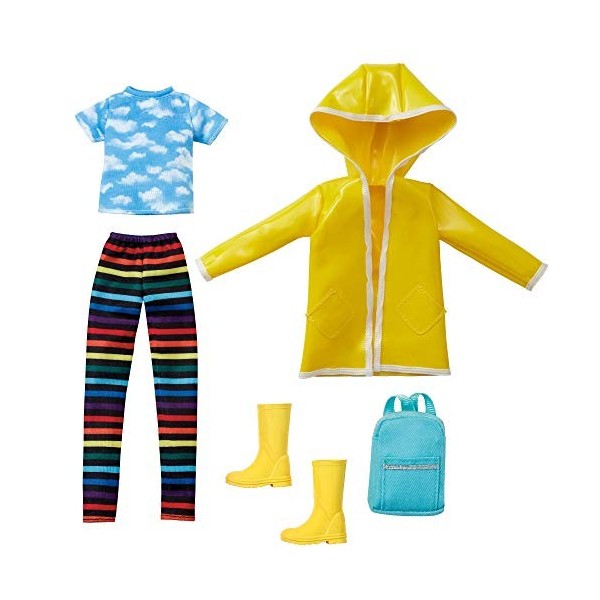Creatable World Kit Tenue de pluie pour poupée personnalisable, vêtements et accessoires, jouet pour enfant à partir de 6 ans