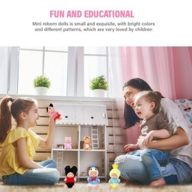 Fivtsme Poupée bébé petit canard jaune 