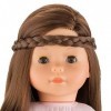Corolle - Headband Tresse, pour poupée Ma Corolle, Modèle Assorti, dès 4 ans, 9000210190
