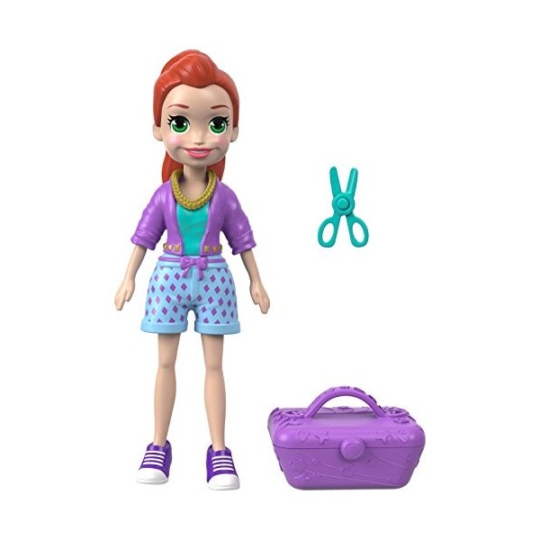 Mattel Polly Pocket Active Pose Doll Totes Cute Lili