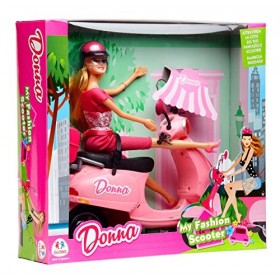 Globo Toys Globo - 37061 - Poupée Donna Fashion avec Trottinette