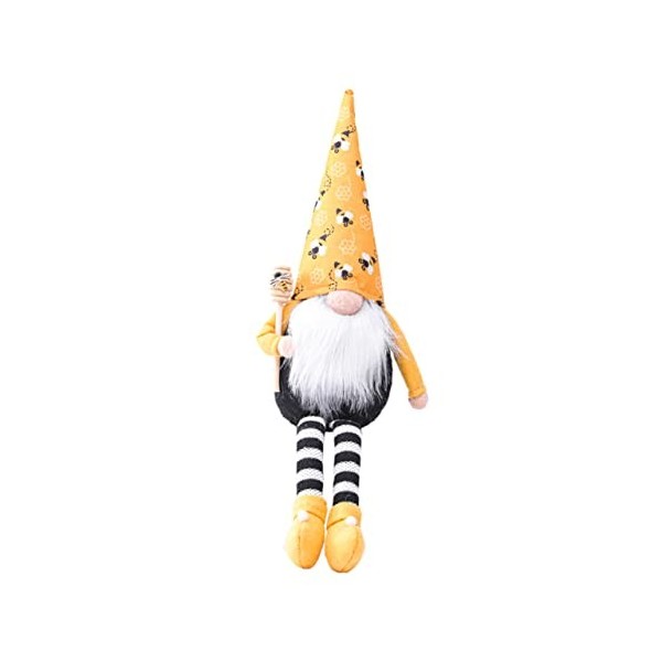 Toyvian 1Pc Abeille Poupée sans Visage Gnomes Nordiques Gnomes Suédois Ornements De Poupée GNOME Abeille en Peluche Poupée Bé