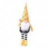 Toyvian 1Pc Abeille Poupée sans Visage Gnomes Nordiques Gnomes Suédois Ornements De Poupée GNOME Abeille en Peluche Poupée Bé