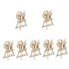 Toyvian 2 Pièces Modèle Vintage Roue Vintage Décor À La Maison Ornements Para Maison Trucs Paysage Décoration Mini Main Dévid