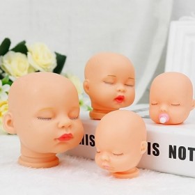 Homoyoyo 40 Pièces Tête De Poupée en Vinyle Accessoire De Maison De Poupée pour Enfants Mini Accessoires Poupées Effrayantes 