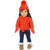 Uteruik Vêtements de poupée pour poupées de 43 cm - Ensemble de ski dhiver 6 pièces - Accessoires de costume pour enfants 