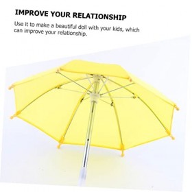 Toyvian 6 Pièces Jouet Parapluie Bébé Poupée Parapluie Poussette Minuscules Décorations Poupées Américaines Meubles pour Enfa