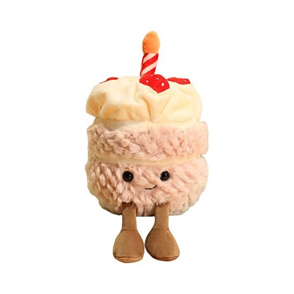 tinysiry ouet en Peluche de Maison de poupée, gâteau danniversaire en Peluche, Jouet en Peluche, Cadeau doreiller en Peluch