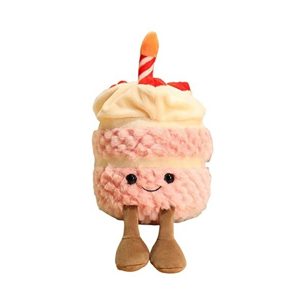 tinysiry ouet en Peluche de Maison de poupée, gâteau danniversaire en Peluche, Jouet en Peluche, Cadeau doreiller en Peluch