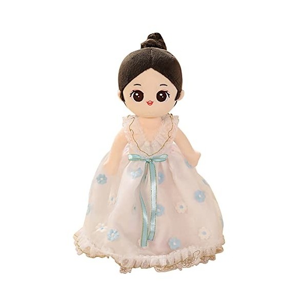 PoupéE De Chiffon Jouet, VêTements DéTachables Cadeau Fille Mignonne PoupéE De Chiffon Fille Enfant Interactif Mignonne Poupé