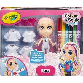 CRAYOLA Colour n Style Deluxe Doll Rose 918941.005