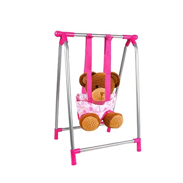 Poussette Bebe Jouet Fille, Landeau Poupee Fille, Jeu Poussette Poupée, Jeu Rôle Pépinière Poupée, Poussette 1 Pièce, Balanço