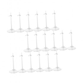 STOBOK 18Pcs Poupée Debout Jouets Poupées Fille Poupées Action Figure Stand Poupée Réglable Miniature Représente pour LAffic