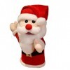 Jouet éducatif Santa Claus - Poupée en peluche - Jouet de Père Noël pour Talend Play Stocking Storytelling Noël Holiday Party