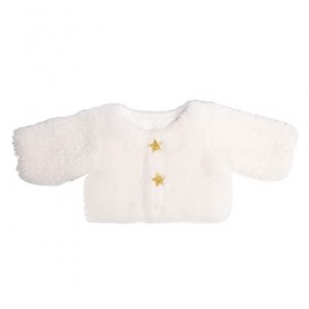 Heless 2370-Vêtements Yuki, Set de 2 pièces en Blanc et Turquoise, avec Veste et Jupe en Tulle Scintillant pour poupées et An