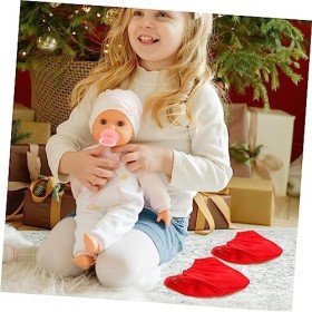 SAFIGLE 20 Pièces Accessoires De Vêtements De Poupée Couche De Poupée Réutilisable Jeu Dhabillage Drôle De Poupée sous-vêtem