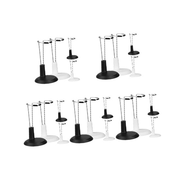 Gadpiparty 8 Pièces Cadre De Support De Poupée Supports De Rangement De Poupées Organisateurs De Porte-Poupée Présentoir De P