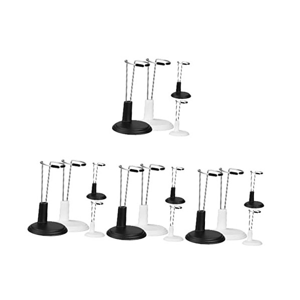 Gadpiparty 8 Pièces Cadre De Support De Poupée Supports De Rangement De Poupées Organisateurs De Porte-Poupée Présentoir De P