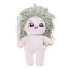 AOOOWER Poupée en Peluche Lifelike-Reborns pour Enfants Poupée Nue 8 Pouces avec Cheveux Poupée Douce en Peluche Décoration C