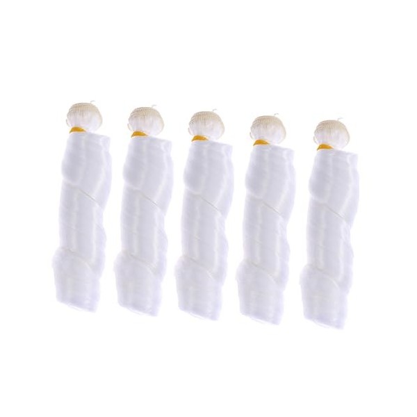 SAFIGLE 5Pcs Volume Cheveux Outil Bouclés Fermeture Perruque Cheveux Humains Bouclés Perruques Bjd Poupée Cheveux Poupée Bric